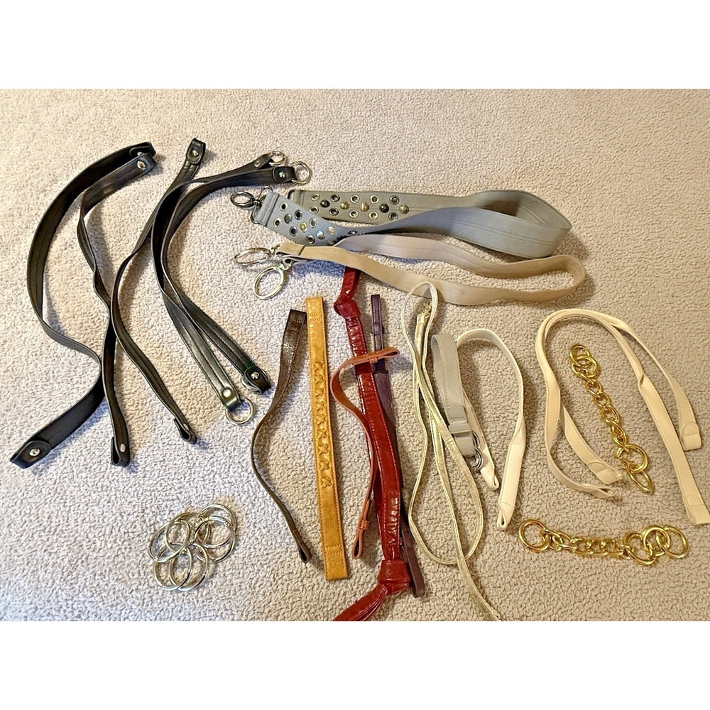 MICHE Straps Chains Clips Assortment Lot of 20+ Pieces for Purses